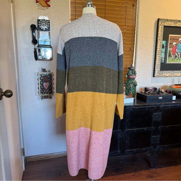 Colorblocked Madewell long sleeve sweater dress XXL - Picture 7 of 11